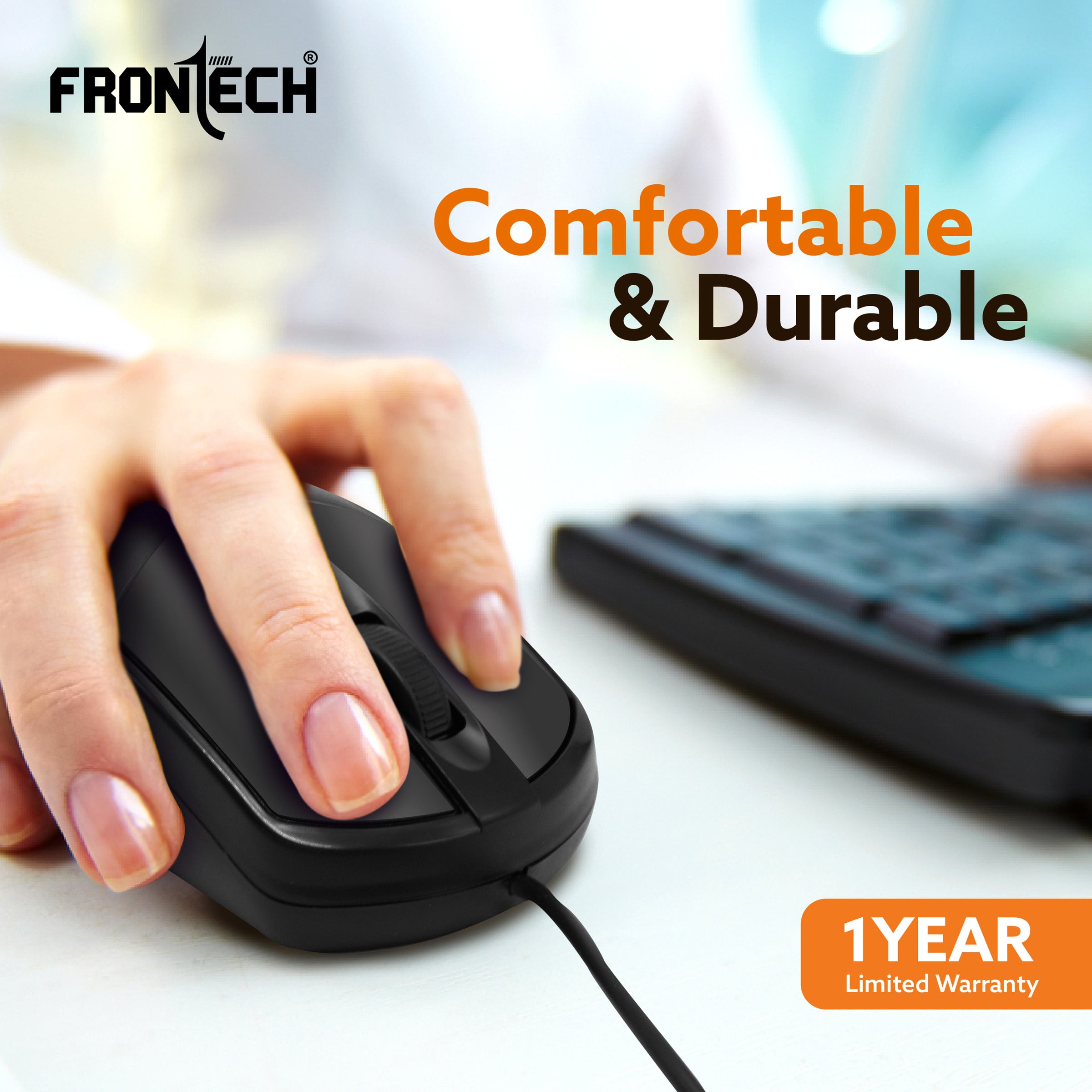 Frontech Premium Wired Optical Mouse 1000 DPI (MS-0047) Frontech Premium Wired Optical Mouse 1000 DPI (MS-0047)